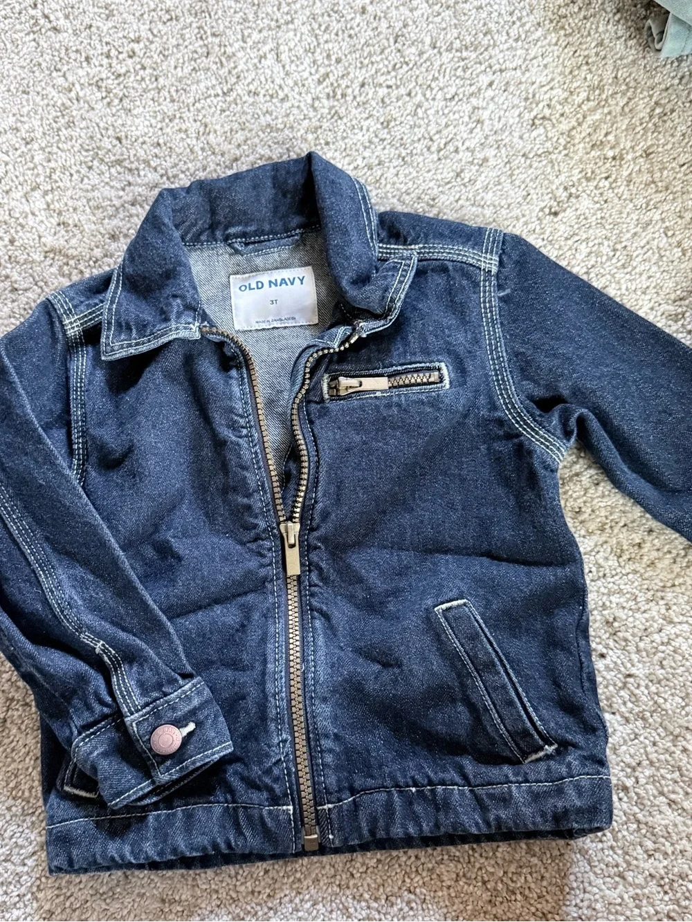 Old Navy Denim Zip Jacket
